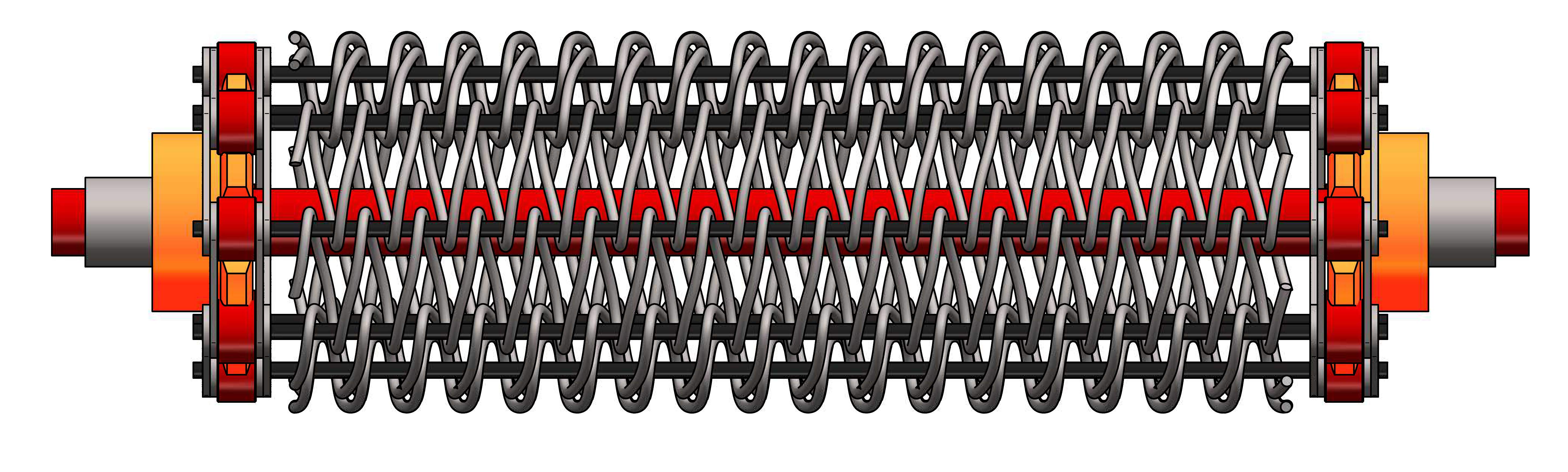 metallic金属输送带结构3D图纸 STP IGS格式